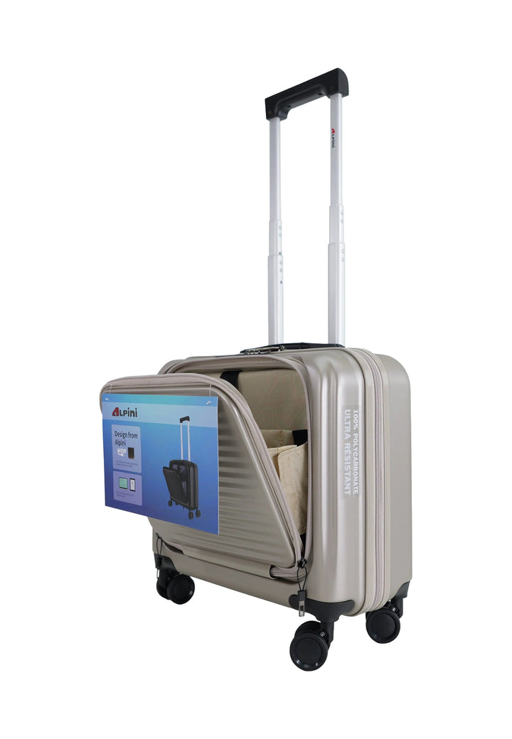 Alpini Pilote case Trolley taille 45 cm B-Pilot R Noir - 3