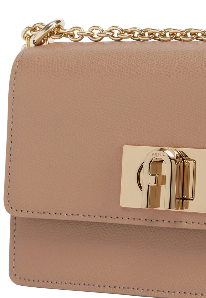 Furla Sac Bandoulière Mini 1927 Cuir Gris