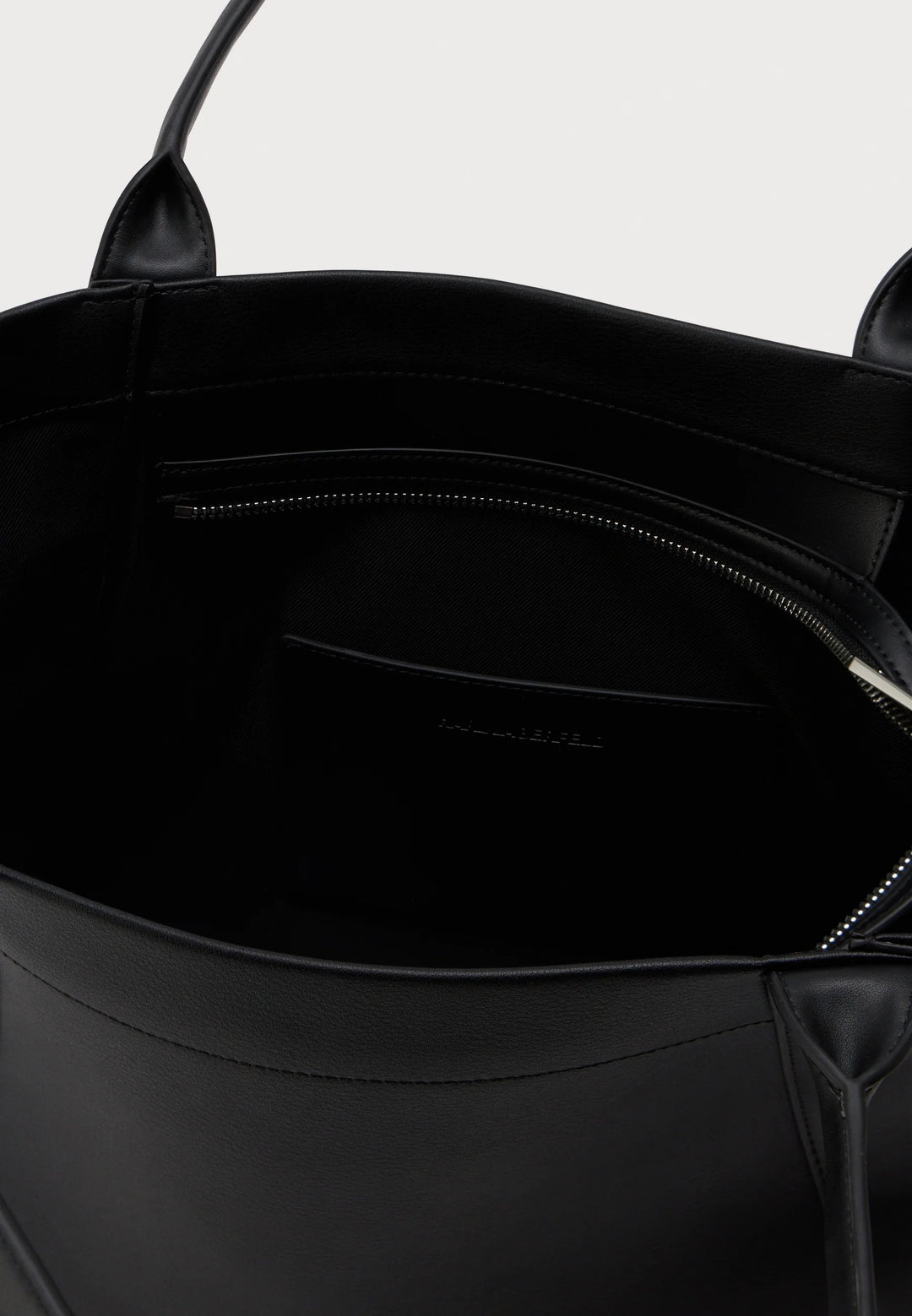 Tas Cabas K/VILLE Karl Lagerfeld B1W30066 Zwart Nikkel