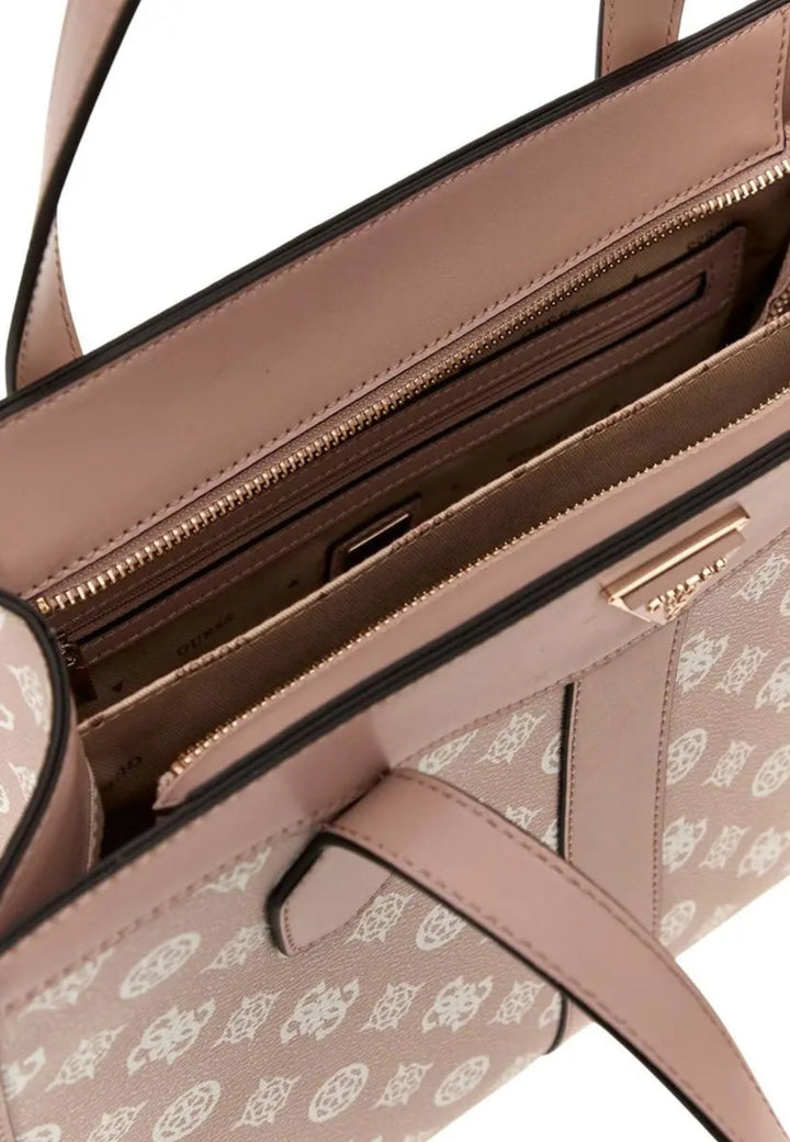 Guess Cabas Silvana 2-Comp Sand Logo -- vue 5 sur 8