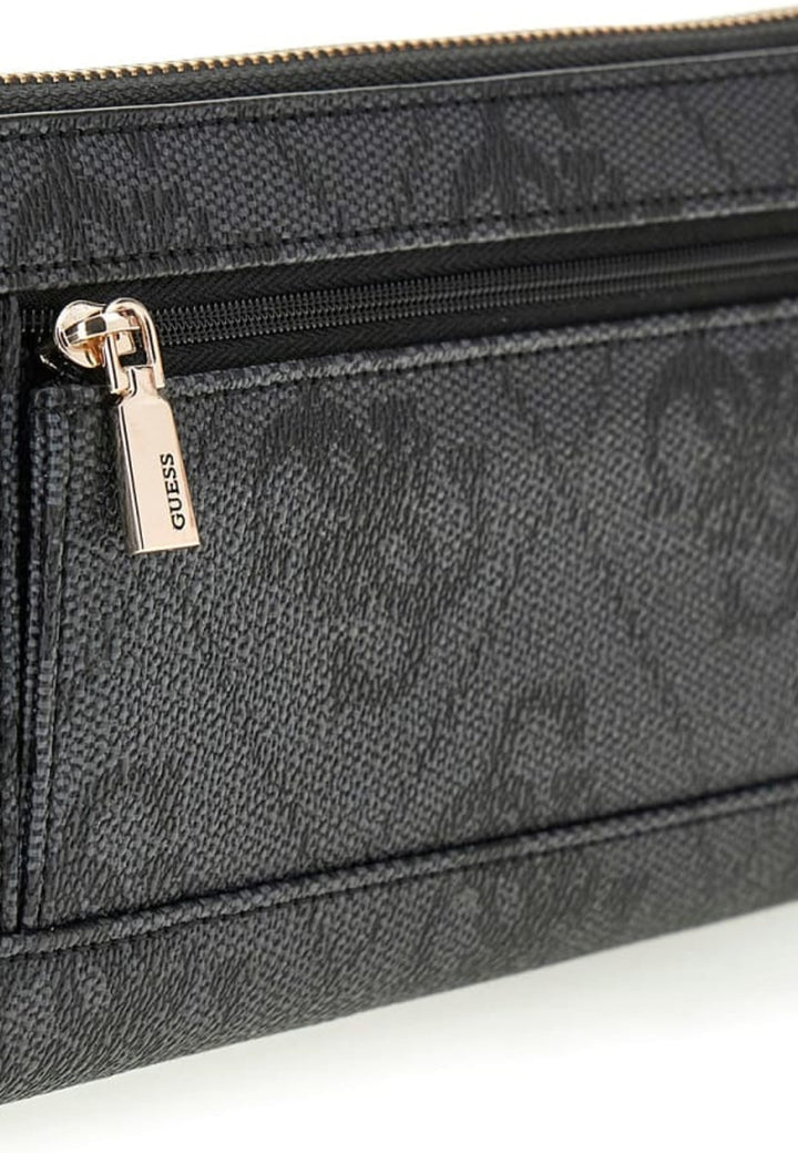 Guess Compagnon / Portefeuille Karnilla Logo Slg Lr Coal Logo -- vue 3 sur 8