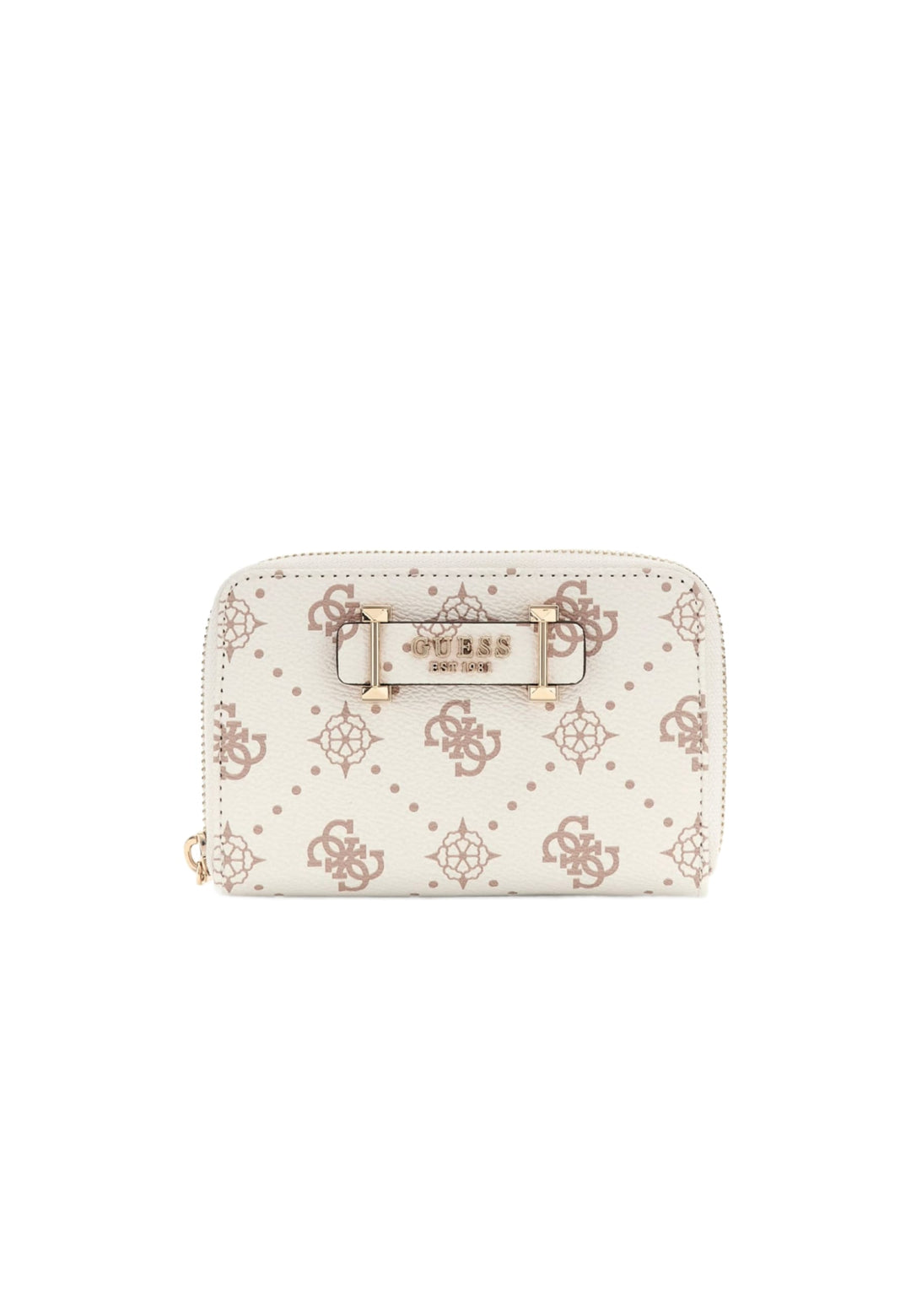 Guess Compagnon / Portefeuille Silia Slg Medium Zip Vanilla Logo -- vue 1 sur 7