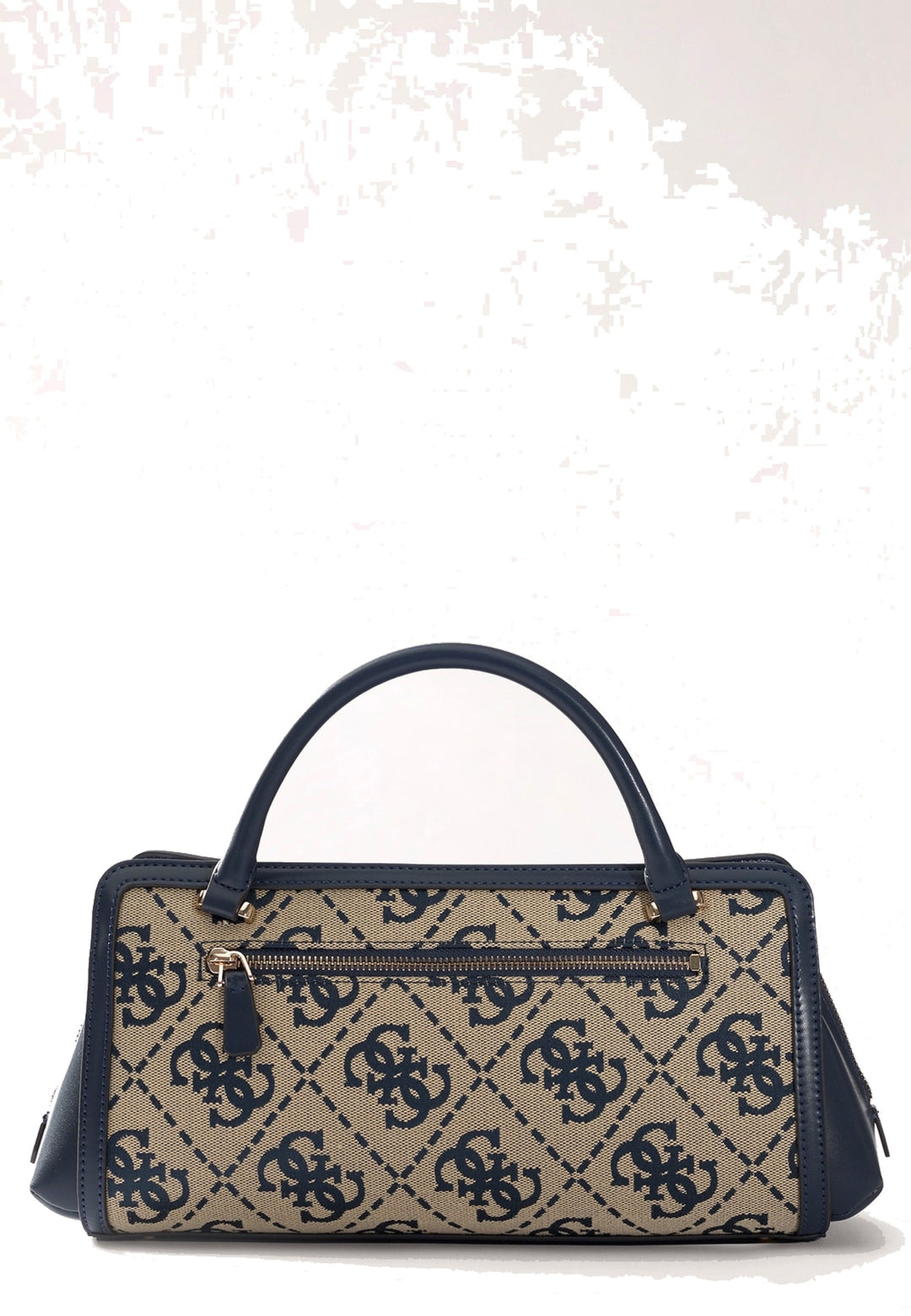 Guess Sac à Main Audrey Petit Monogramme Navy Logo — vue vue