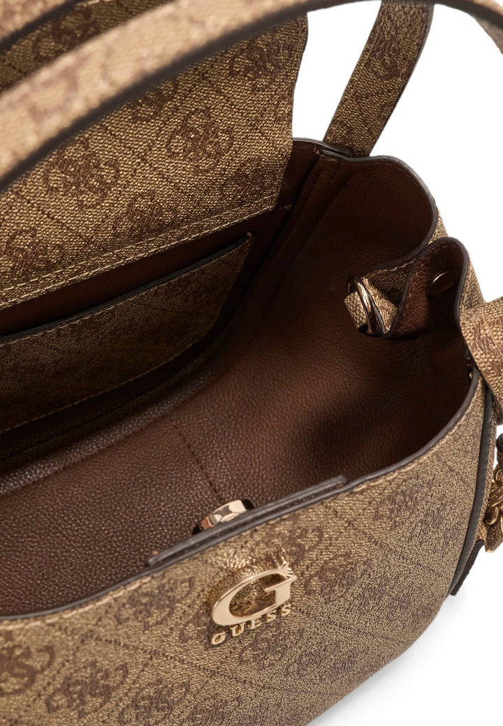 Guess Sac à Main Coleen Petit Monogramme Latte Logo — vue vue alternative