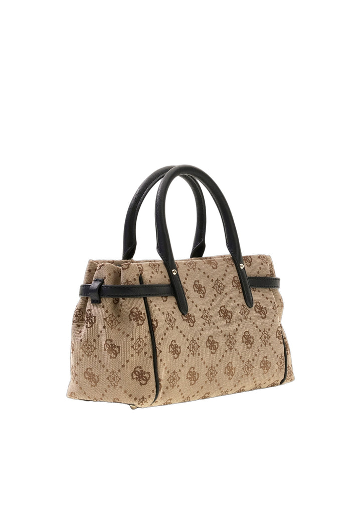 Guess Sac à Main Dorothy Petit Latte Logo/Black — vue vue
