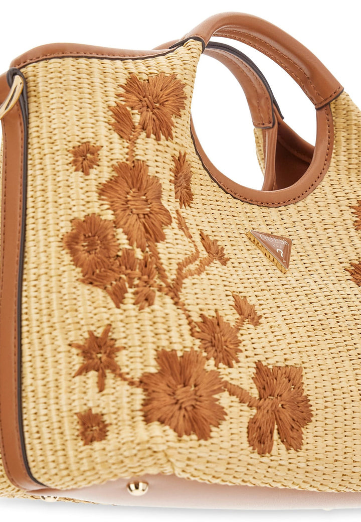 Guess Sac à Main Kirsten Mini Caramel — vue vue alternative
