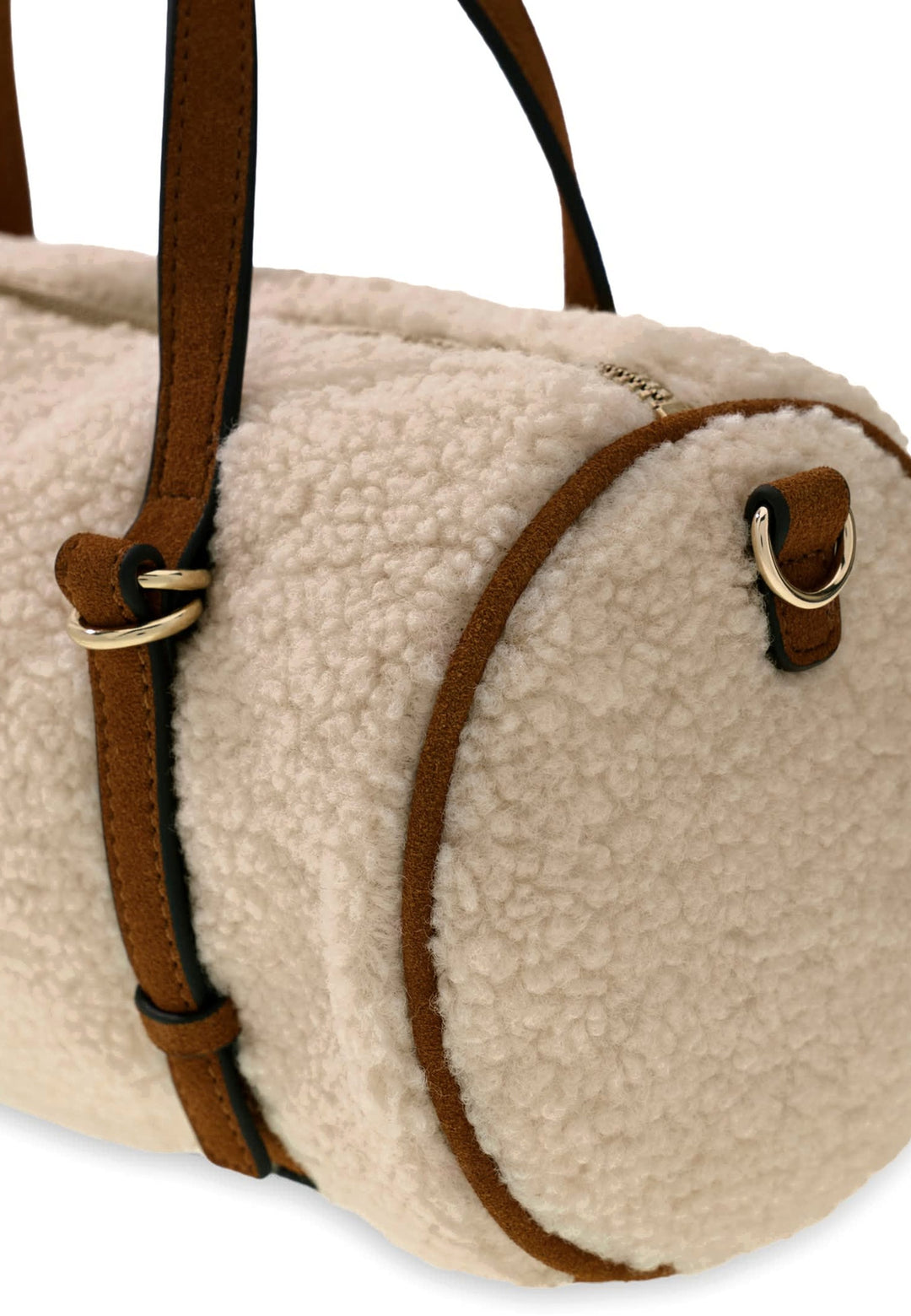 Guess Sac à Main Taylor Mini Off White/Cognac — vue vue