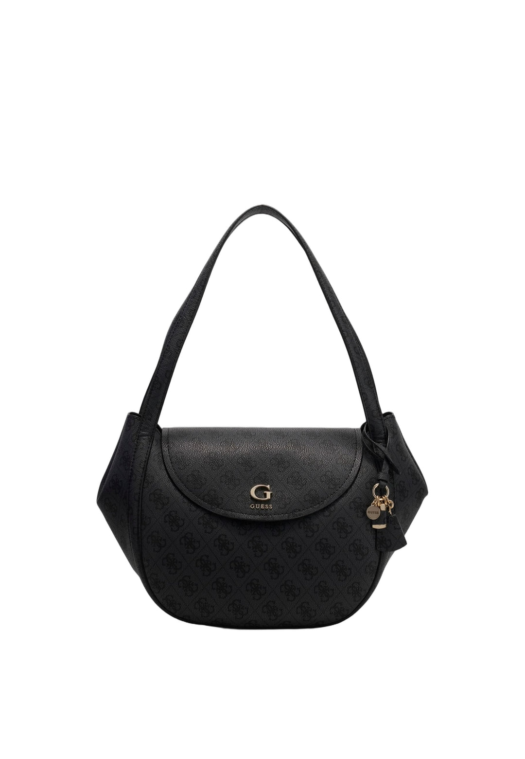 Guess Sac à Rabat Coleen Monogramme Coal Logo — vue de face