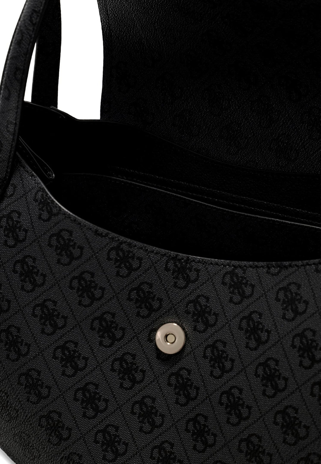 Guess Sac à Rabat Coleen Monogramme Coal Logo — vue vue