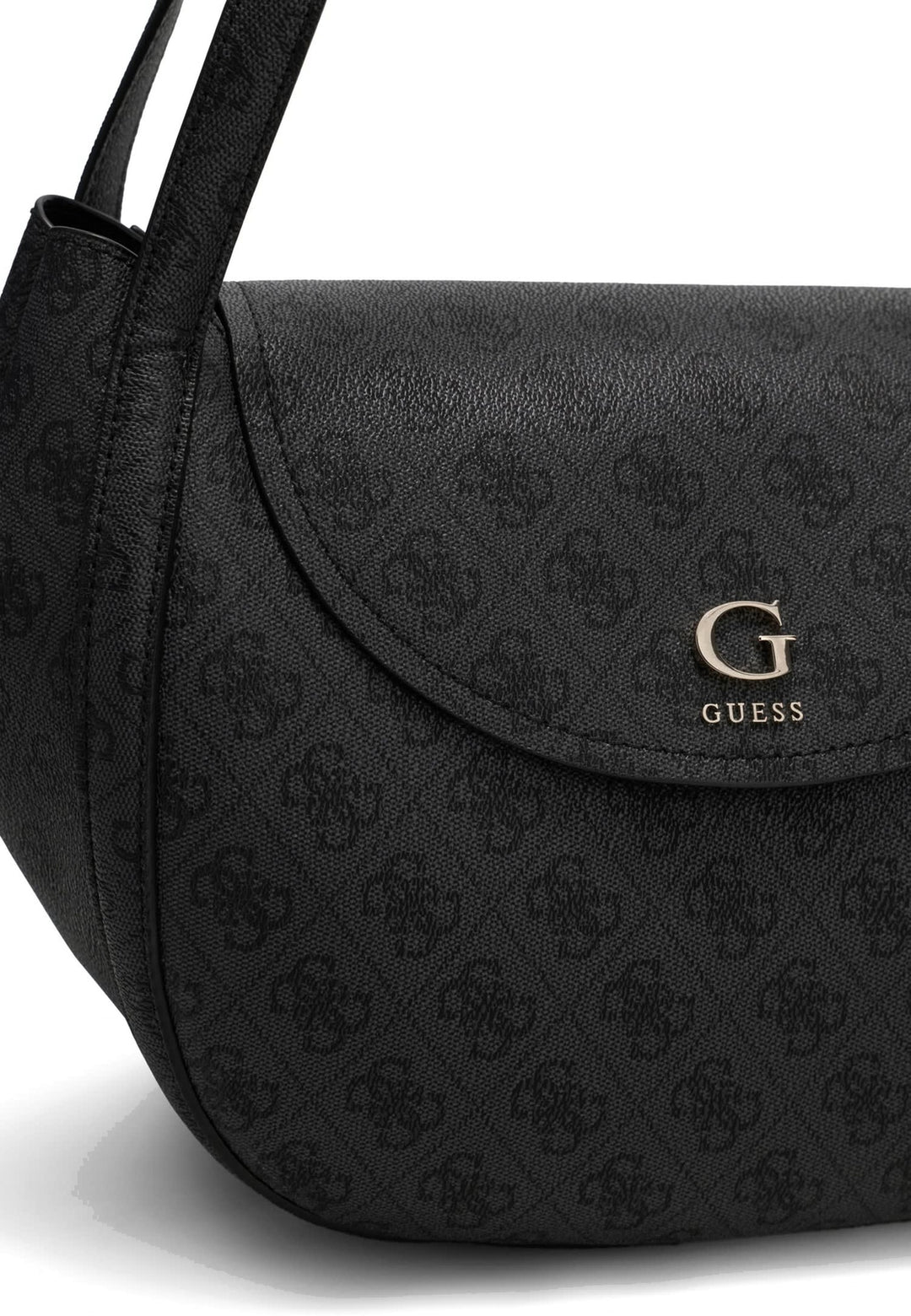 Guess Sac à Rabat Coleen Monogramme Coal Logo — vue vue
