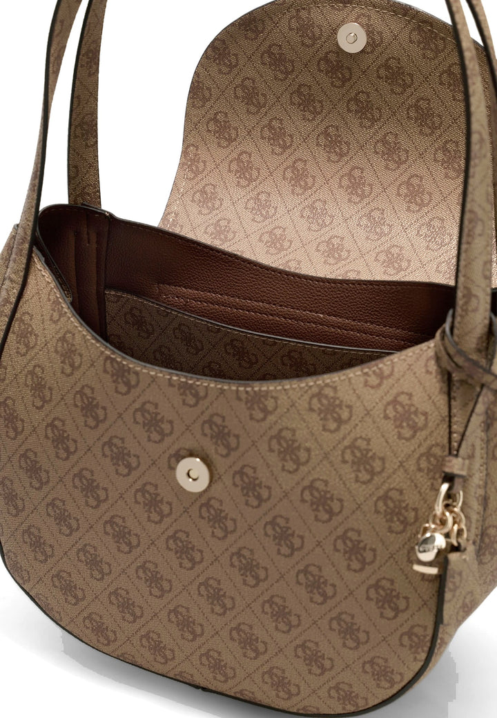 Guess Sac à Rabat Coleen Monogramme Latte Logo — vue vue