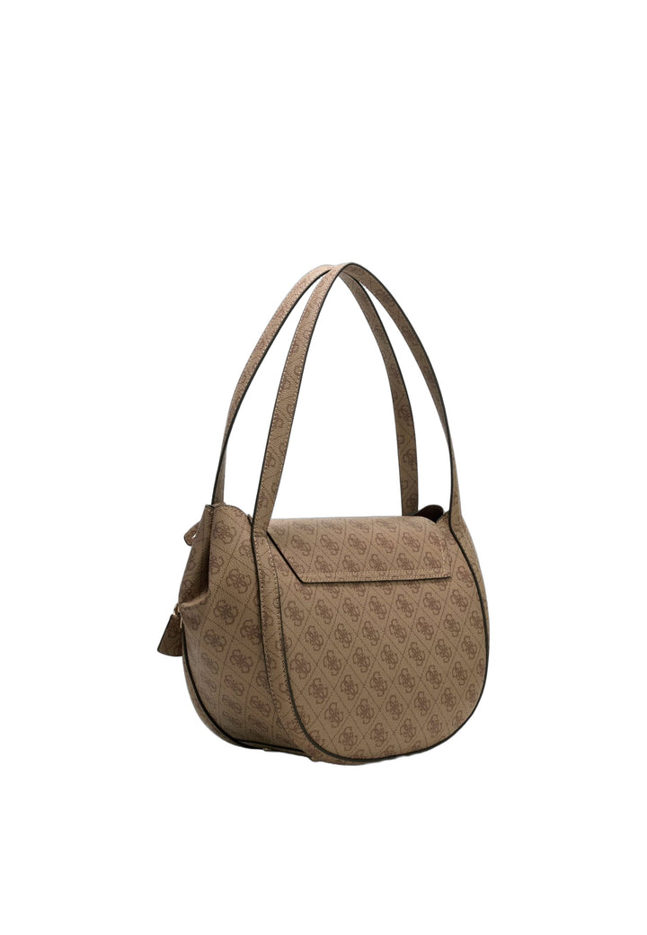 Guess Sac à Rabat Coleen Monogramme Latte Logo — vue vue