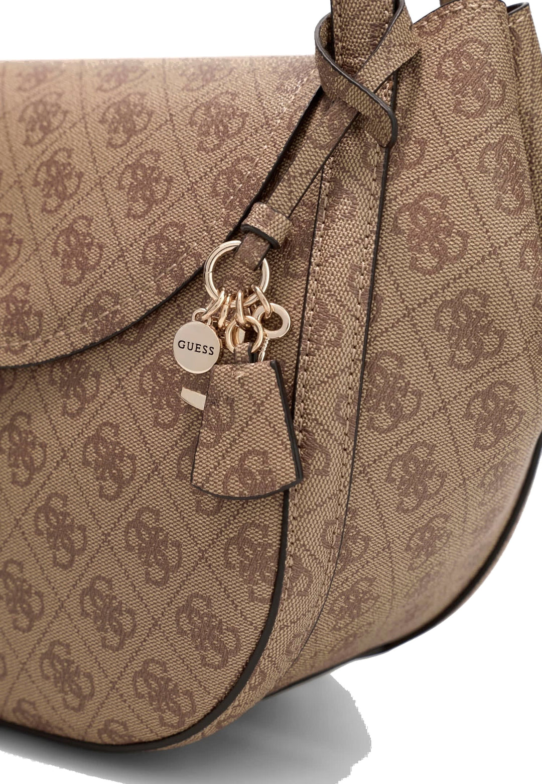 Guess Sac à Rabat Coleen Monogramme Latte Logo — vue vue alternative