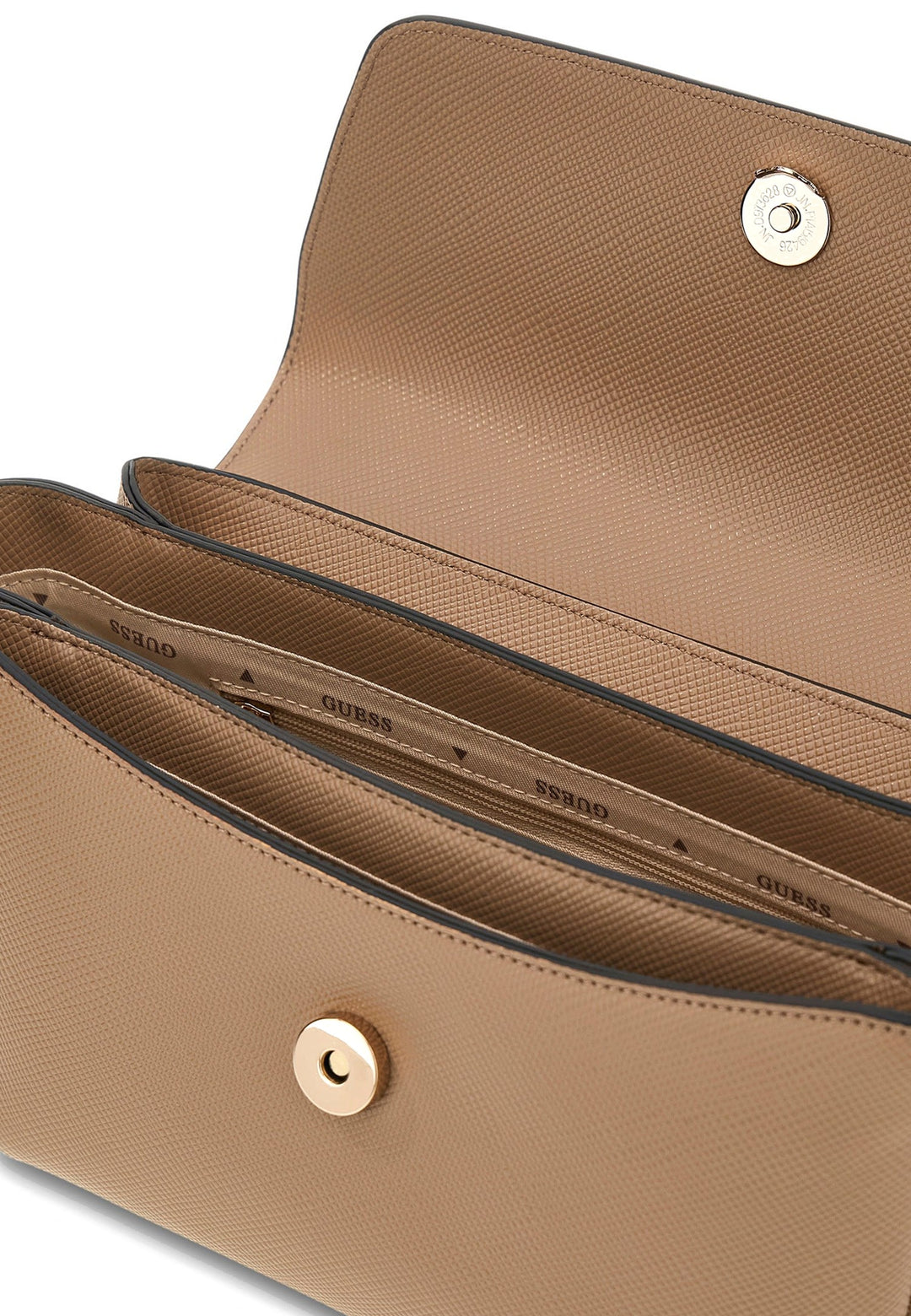 Guess Sac à Rabat Gilda Beige — vue vue