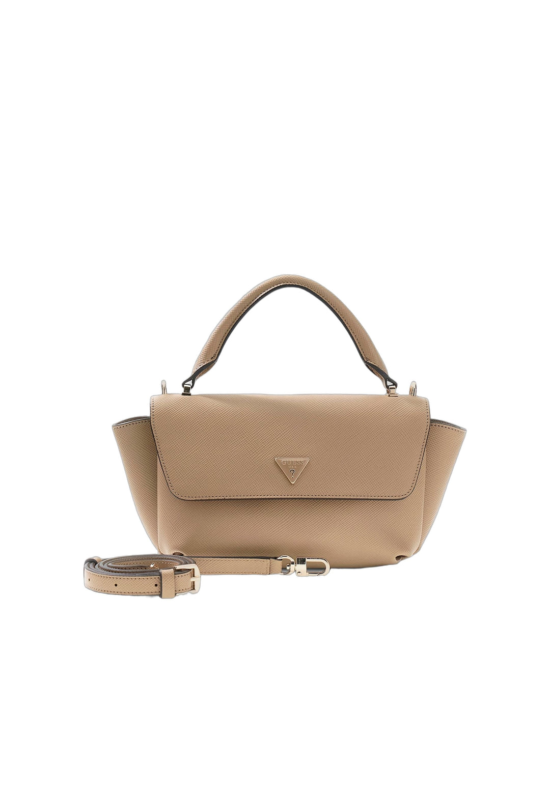 Guess Sac à Rabat Gilda Beige — vue vue