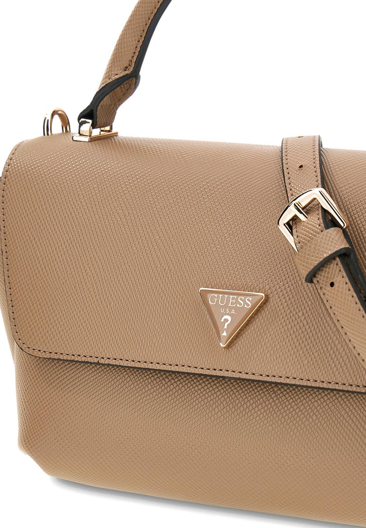 Guess Sac à Rabat Gilda Beige — vue vue