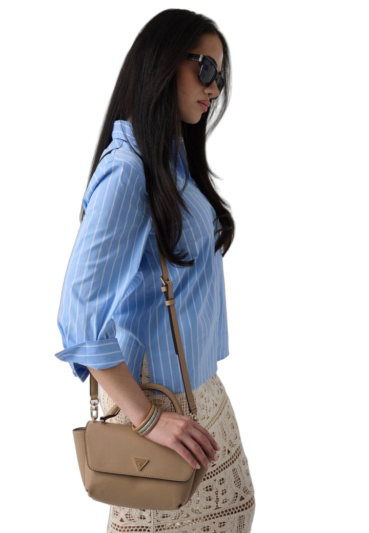 Guess Sac à Rabat Gilda Beige — vue vue