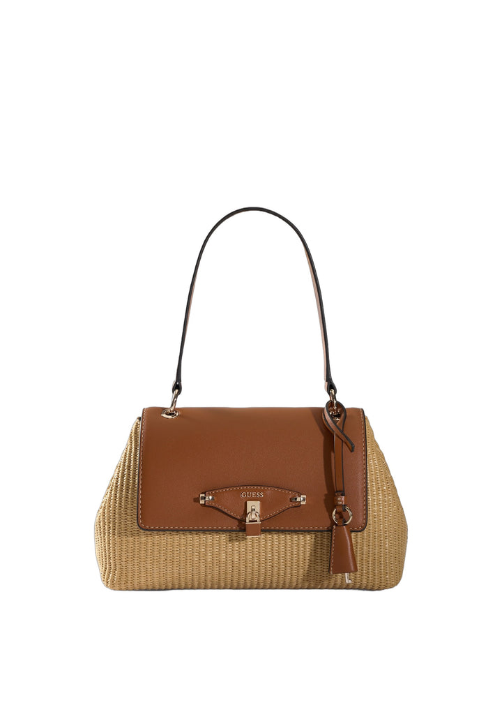 Guess Sac à Rabat Maggie Natural/Caramel — vue vue