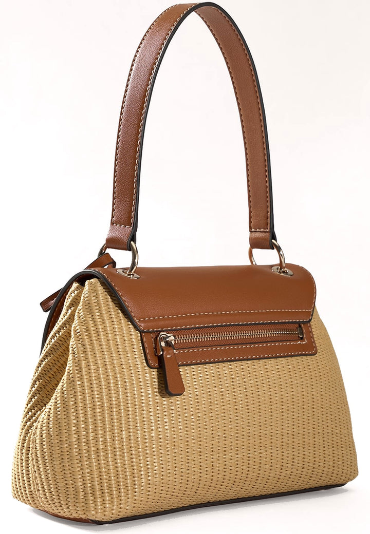 Guess Sac à Rabat Maggie Natural/Caramel — vue vue
