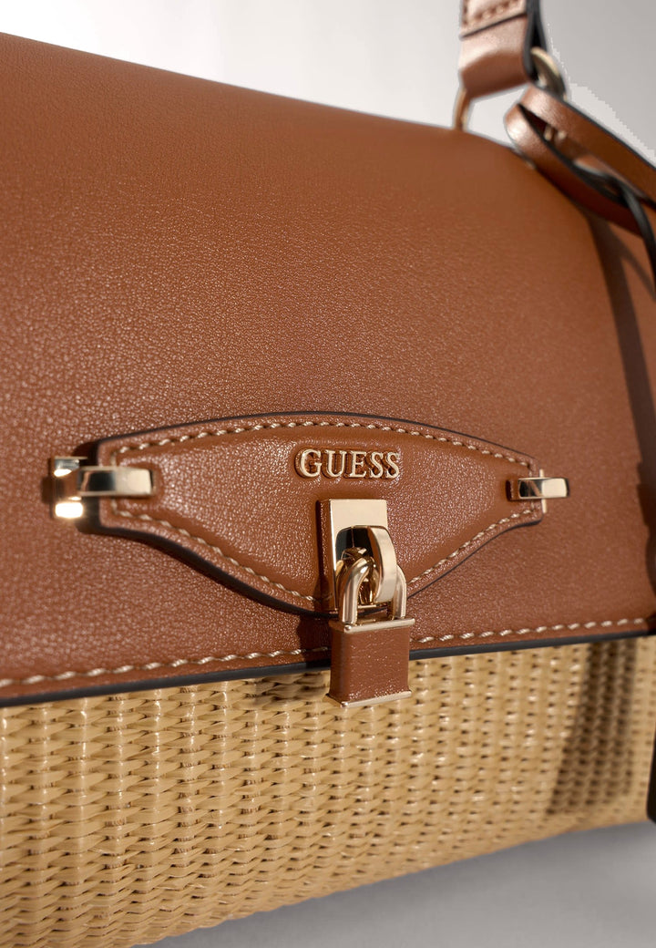 Guess Sac à Rabat Maggie Natural/Caramel — vue vue