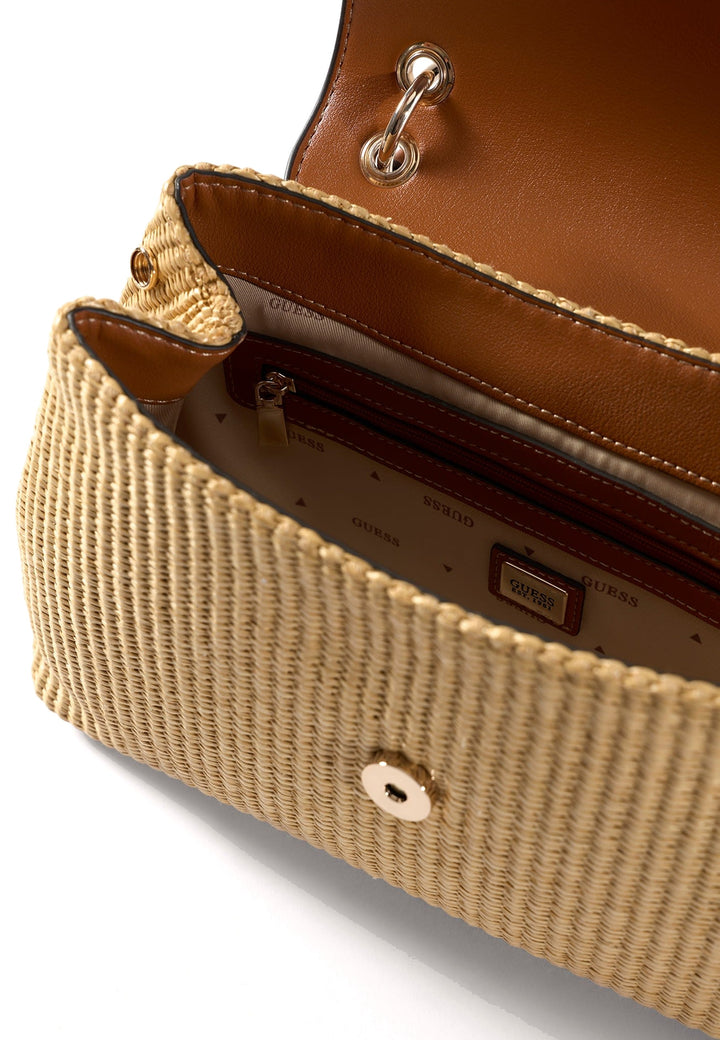 Guess Sac à Rabat Maggie Natural/Caramel — vue vue