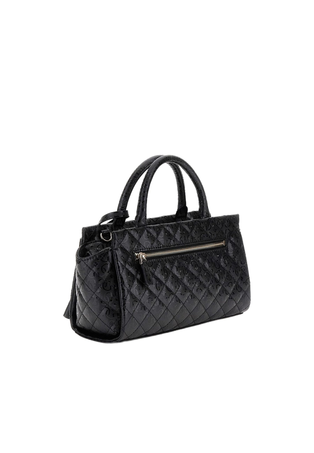 Guess Sac Bandoulière Blane Girlfriend Sat Black -- vue 3 sur 8