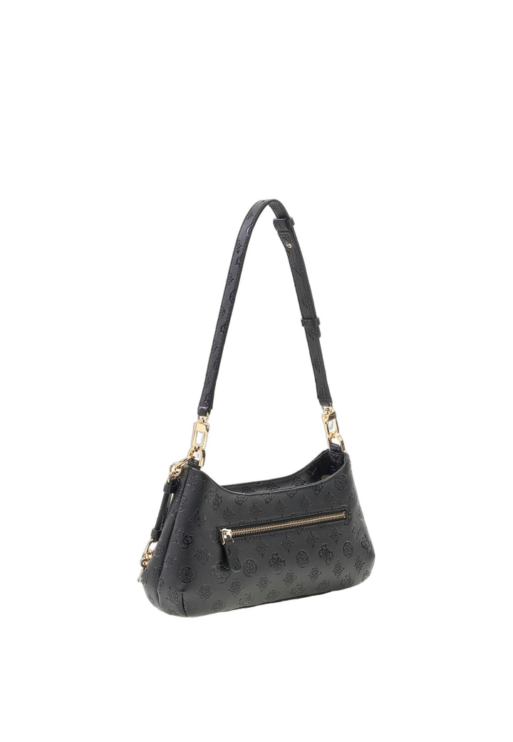 Guess Sac Bandoulière Carmella Black Logo — vue vue alternative