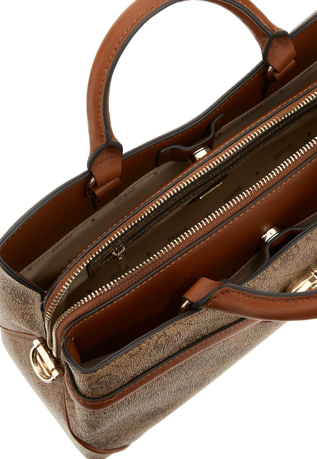 Guess Sac Bandoulière Handbag Latte Logo -- vue 4 sur 9
