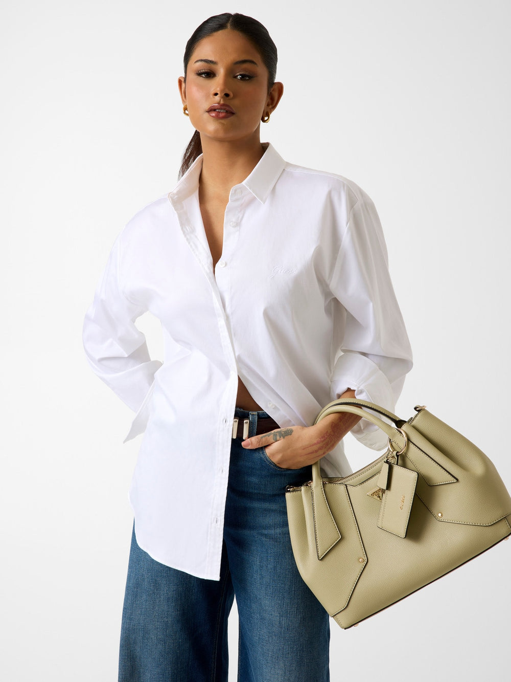 Guess Bolso bandolera Isola Black – llevado