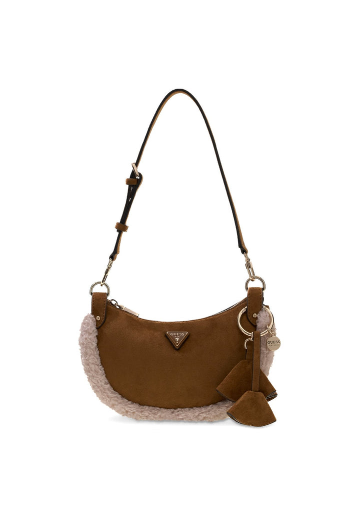 Guess Sac Bandoulière Katie Cognac — vue de face
