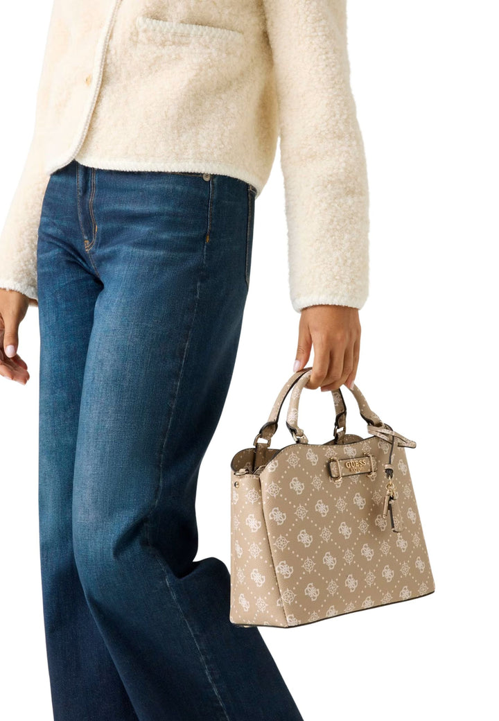 Guess Sac Bandoulière Silia Girlfriend Sat Biscotti Logo -- vue 8 sur 8