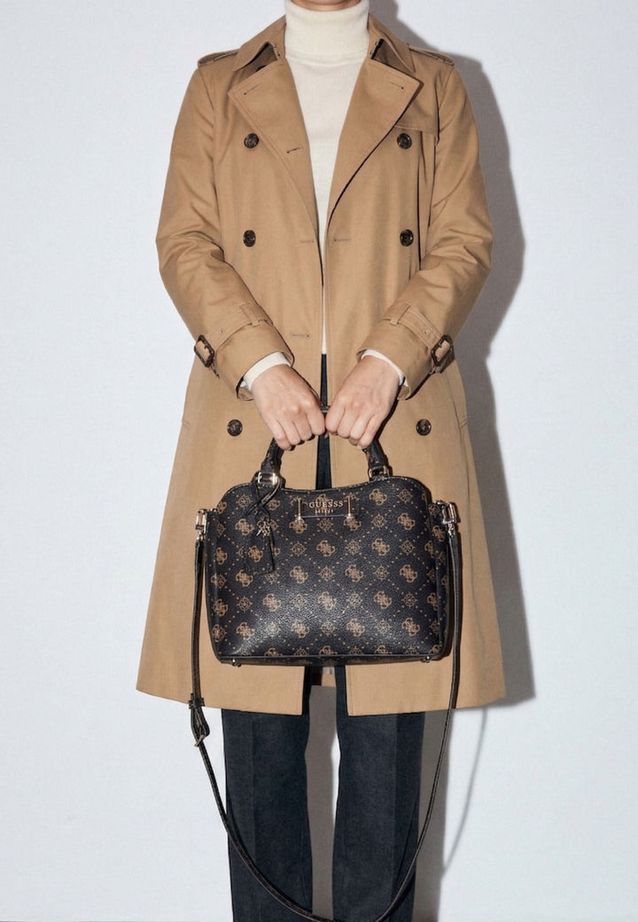Guess Sac Bandoulière Silia Girlfriend Sat Espresso Logo -- vue 3 sur 9