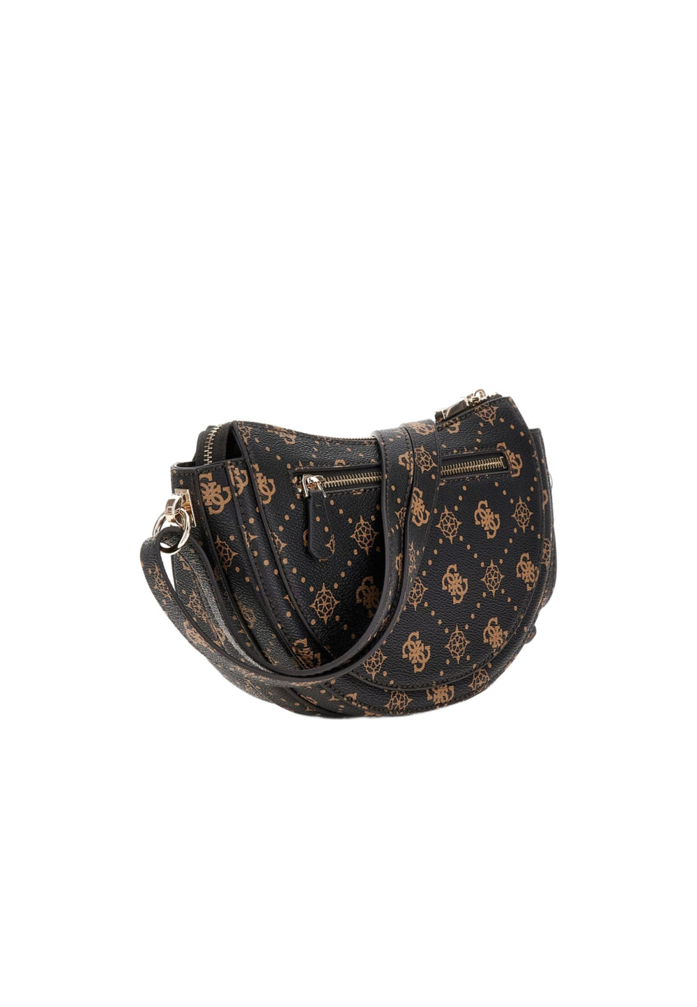 Guess Sac Bandoulière Silia Girlfriend Sat Espresso Logo -- vue 3 sur 9