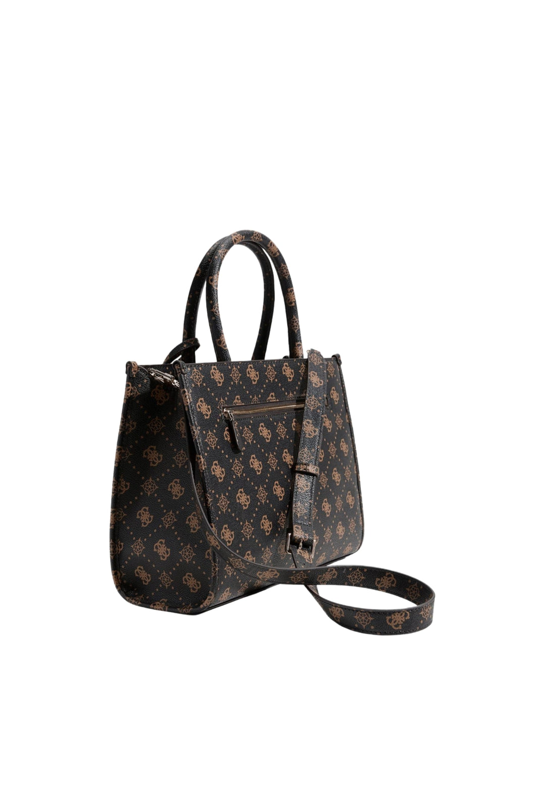 Guess Sac Bandoulière Silia Girlfriend Sat Espresso Logo -- vue 5 sur 10