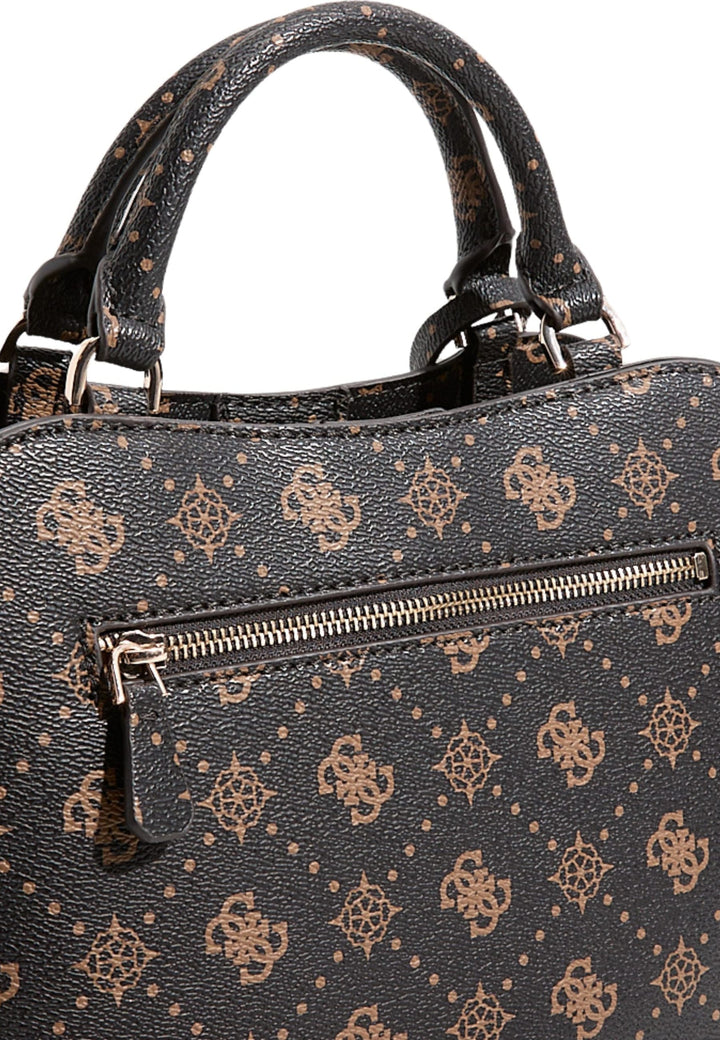 Guess Sac Bandoulière Silia Girlfriend Sat Espresso Logo -- vue 7 sur 9