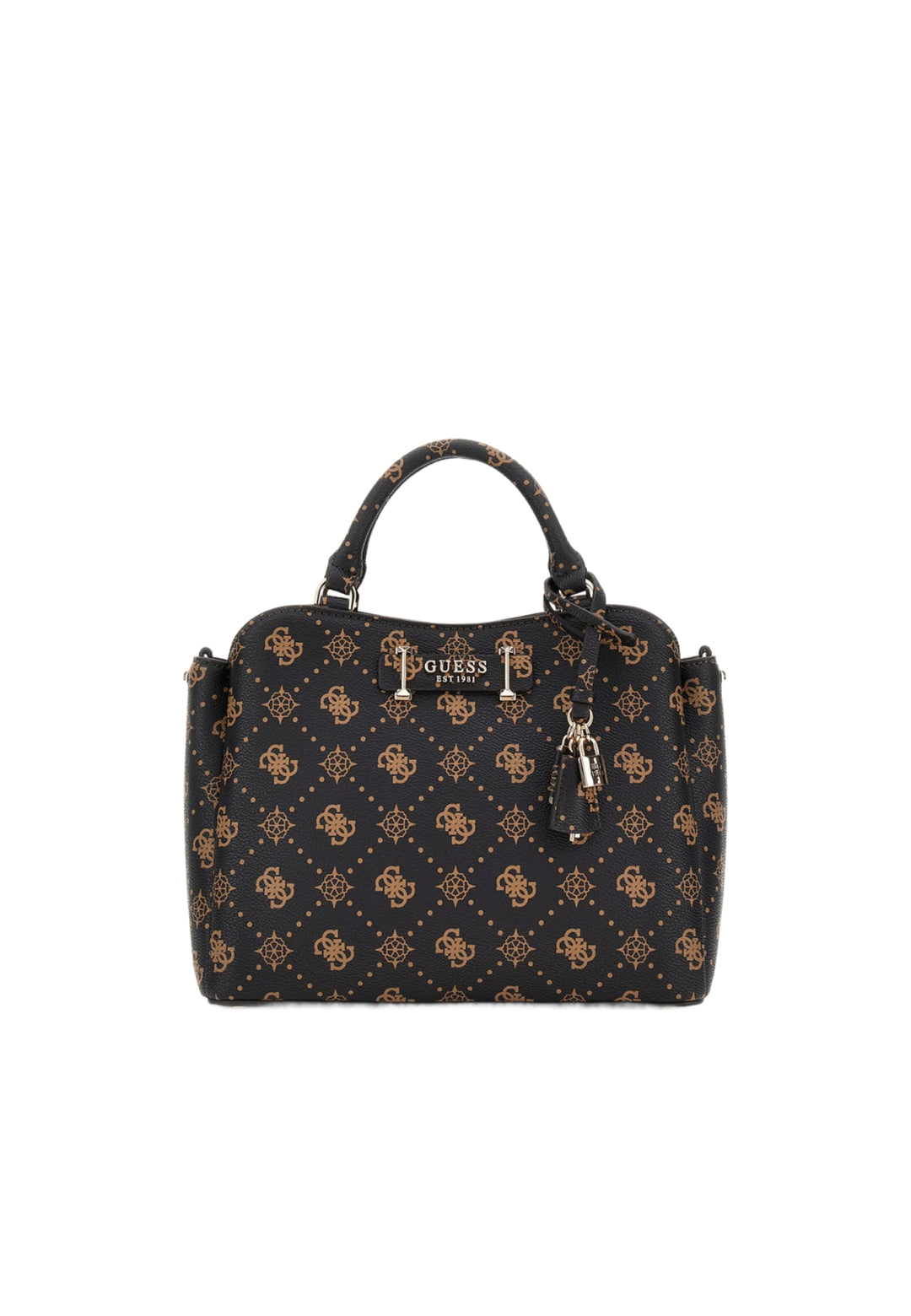 Guess Sac Bandoulière Silia Girlfriend Sat Espresso Logo -- vue 1 sur 9