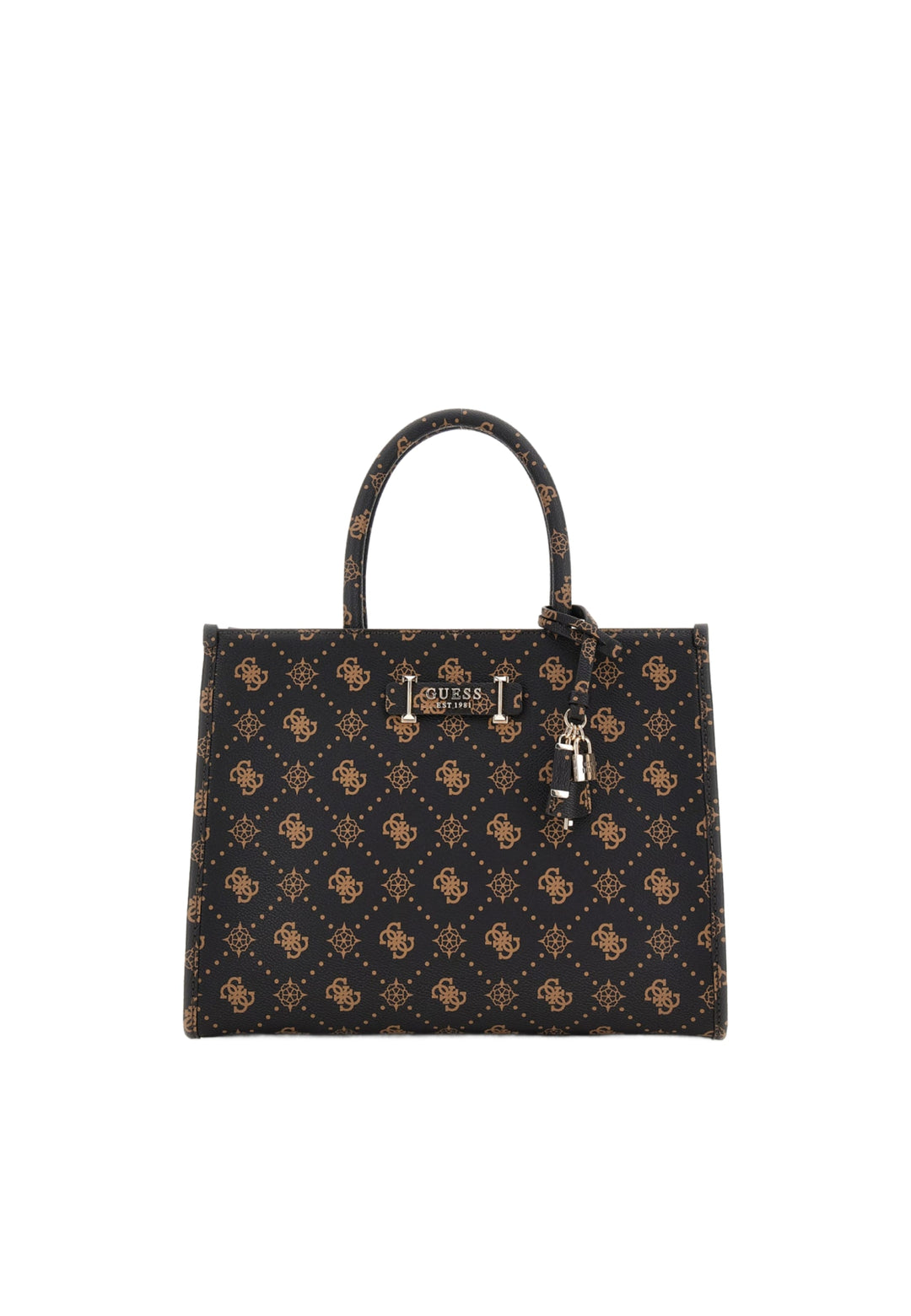 Guess Sac Bandoulière Silia Girlfriend Sat Espresso Logo -- vue 1 sur 10