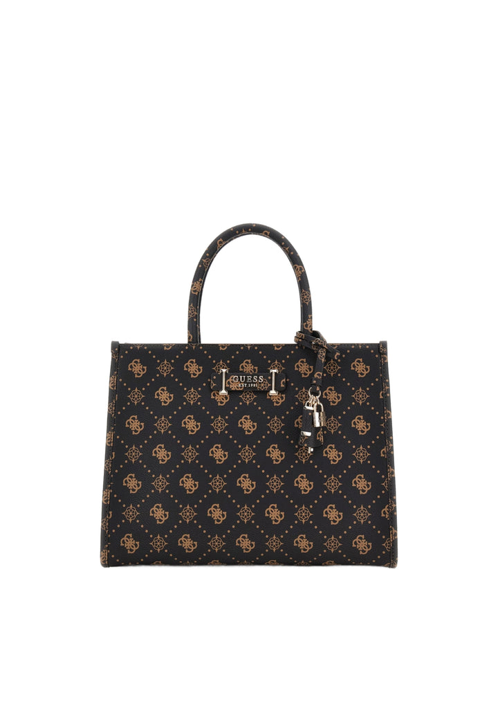 Guess Sac Bandoulière Silia Girlfriend Sat Espresso Logo -- vue 1 sur 10