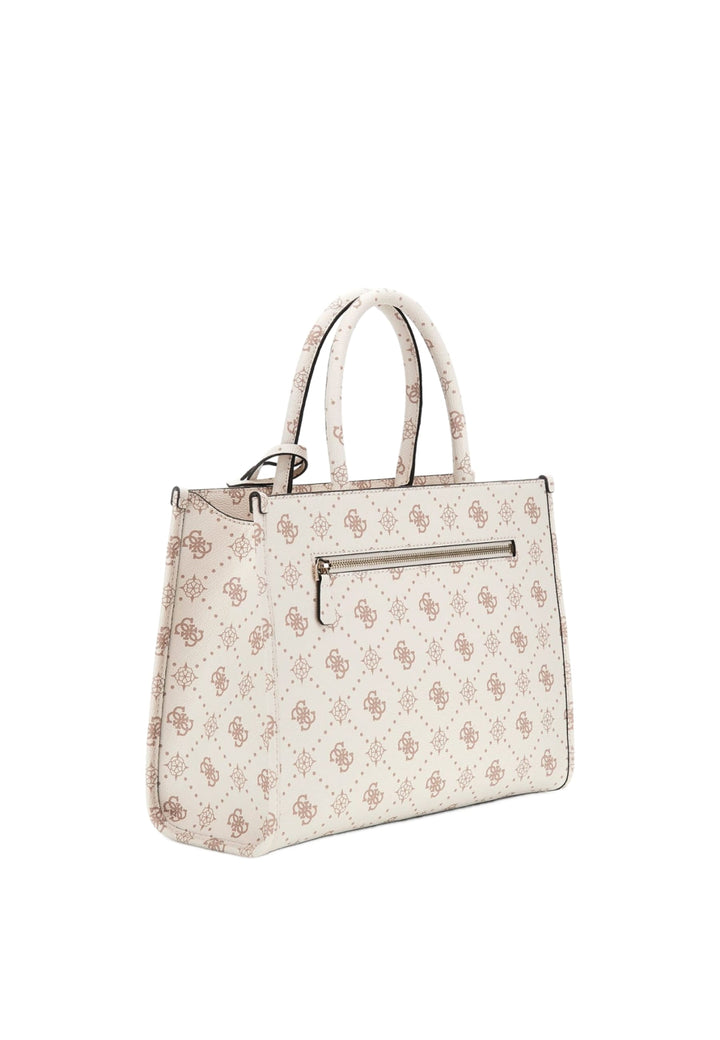 Guess Sac Bandoulière Silia Girlfriend Sat Vanilla Logo -- vue 3 sur 8