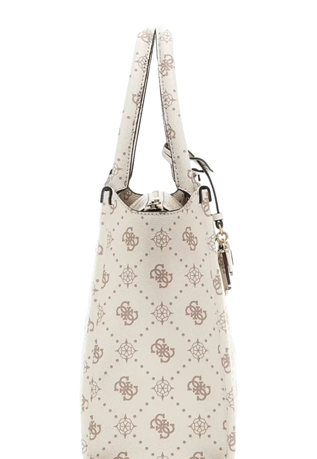 Guess Sac Bandoulière Silia Girlfriend Sat Vanilla Logo -- vue 5 sur 8