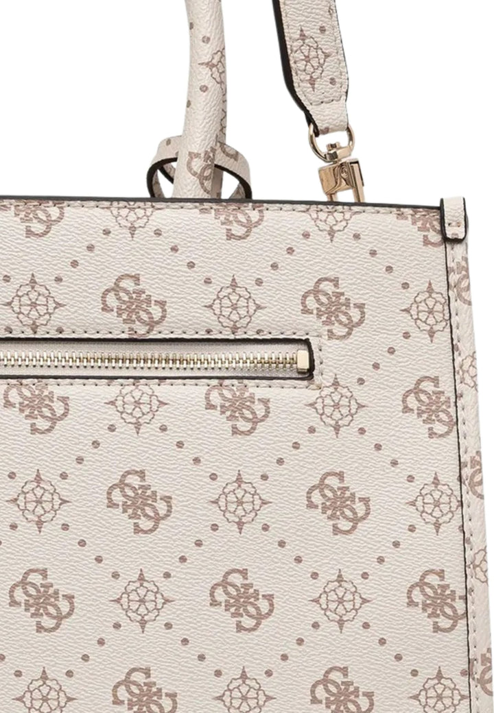 Guess Sac Bandoulière Silia Girlfriend Sat Vanilla Logo -- vue 8 sur 8