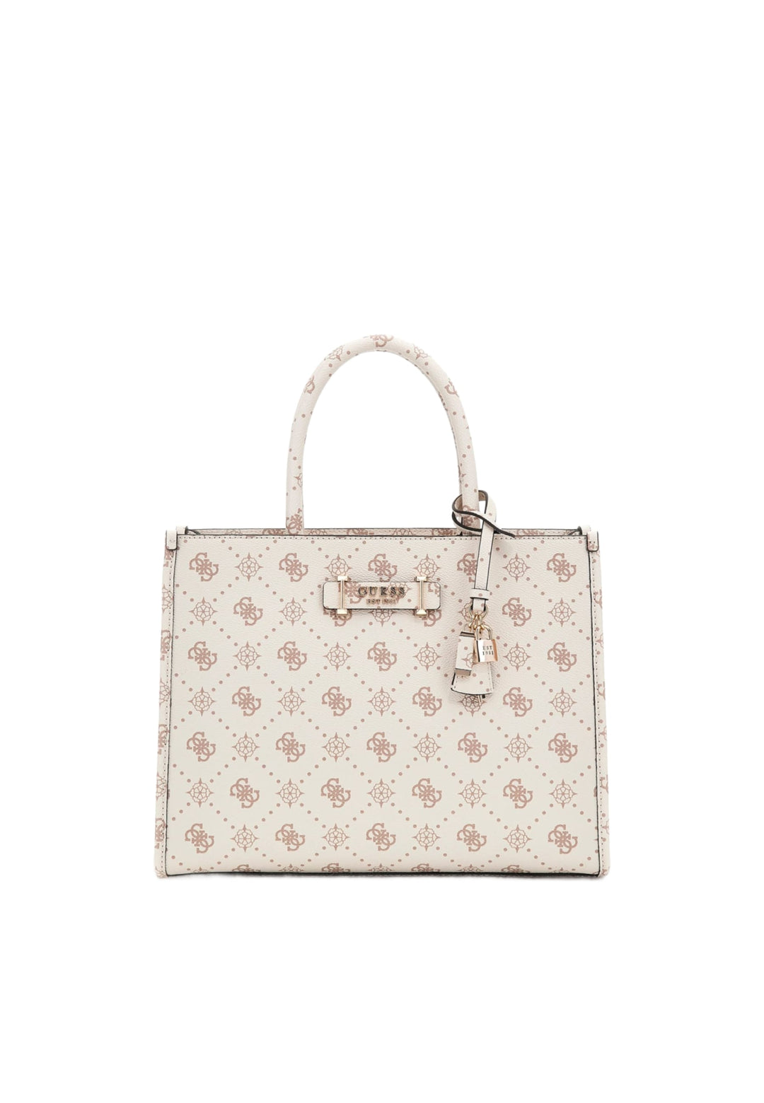 Guess Sac Bandoulière Silia Girlfriend Sat Vanilla Logo -- vue 1 sur 8
