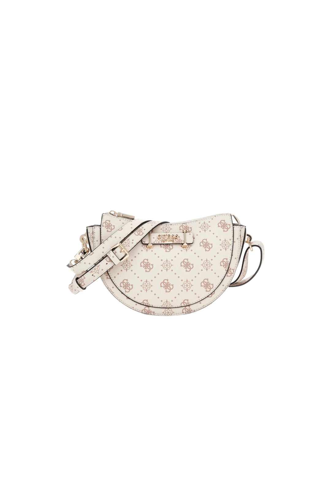 Guess Sac Bandoulière Silia Girlfriend Sat Vanilla Logo -- vue 1 sur 8
