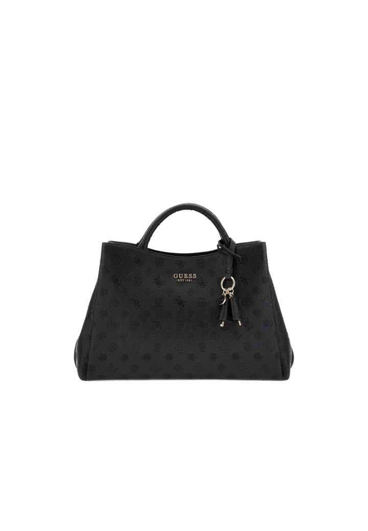 Guess Sac Bandoulière Zarela Luxury Satche Black Logo -- vue 1 sur 6