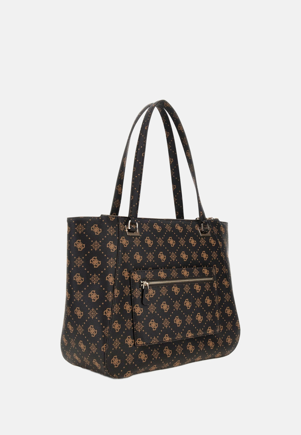 Guess Sac Voyage Calebra Tote Espresso Logo -- vue 4 sur 10