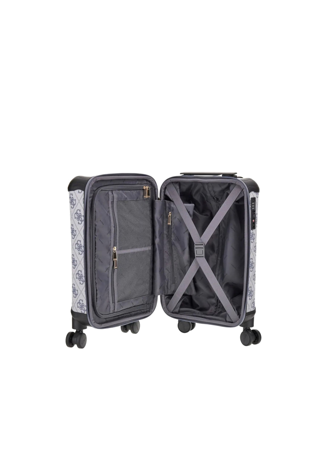 Guess Valise Berta Toiletry Train Slate Logo -- vue 3 sur 6