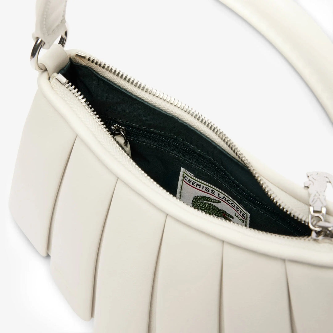 Lacoste Mažas rankinė Lenglen Défilé iš odos NU5011DP - Kristalas