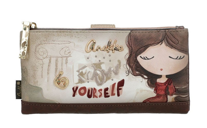 Grote portemonnee Anekke Muse 42709-906 Taupe