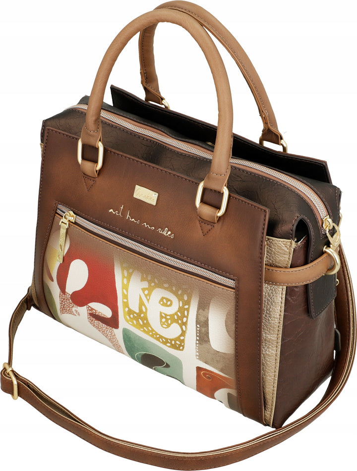 Mala de mão Anekke Muse 42701-151 Taupe