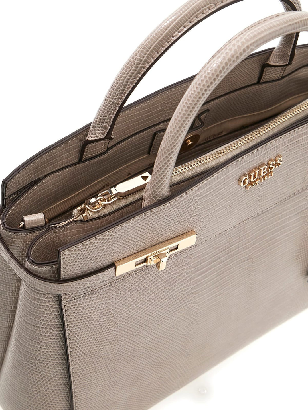 Guess Torba Na Ramię Melinda Triple Comp Light Taupe KL993306